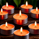 Handmade Orange Citrus Soy Wax Tealight Collection 50 Pieces