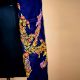 Kashmiri Hand Embroidered Blue Wool & Cashmere Shawl