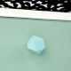 Turquoise Geometric Wooden Cabinet Knob