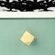 Cream Geometric Wooden Cabinet Knob