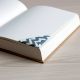 Handmade Corner Style Grey Fabric Bookmark