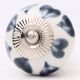 Grey Heart Ceramic Knob (1)