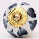 Grey Heart Ceramic Knob (1)