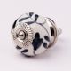 Grey Leaf Ceramic Knob (1)