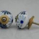 Grey Blue Flower Knob (1)