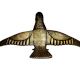 Brass Bird Ht-3.9 Inches