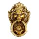 Lion Golden Door Knocker