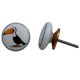 Toucan Bird White Ceramic Knob