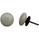 Cream Flat Knob