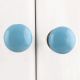 Turquoise Flat Knob