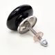Black Strewn Flat Knob
