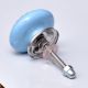 Turquoise Strewn Flat Knob