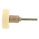 Cream Knot Resin Knob