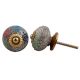 Mixed Circular Crackle Ceramic Wardrobe Knob