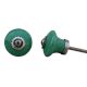 Sea Green Bulb Small  Knob