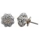 Black Floral Melon Ceramic Knob