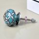Green Floral Drawer Knob