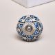 Turquoise Floral Drawer Knob