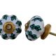 White Green Leaf Melon Drawer Knob
