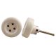 Cream Ceramic Button Knob