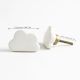 White Cloud Ceramic Knob