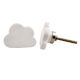 White Cloud Ceramic Knob