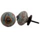 Colorful Hearts Crackle Cabinet Ceramic Knob