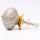 Marble Cream Crackle Ceramic Cabinet Knob