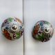 Mixed Floral Ceramic Knob