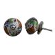 Mixed Floral Ceramic Knob