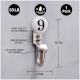 Number Ceramic Hooks -9