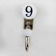 Number Ceramic Hooks -9