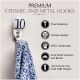Number Ceramic Hooks -10