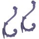 Lilac Iron Hooks