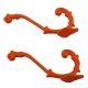 Orange Iron Hooks