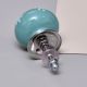 Sea Green Floral Ceramic Knob