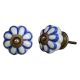 Blue Flower Knob