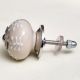 Cream Leaf Ceramic Knob