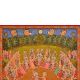 A premium handcrafted Maha Raas Leela Pichwai painting