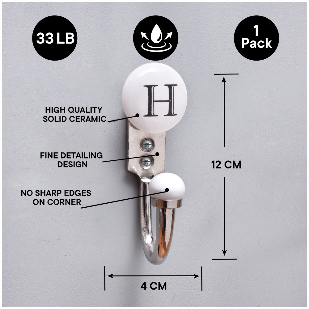 H Flat Ceramic Hooks
